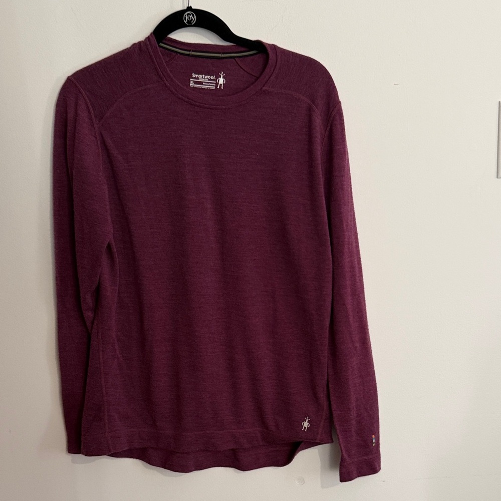 Smartwool Merino 250 Wool Plum Crew Neck
